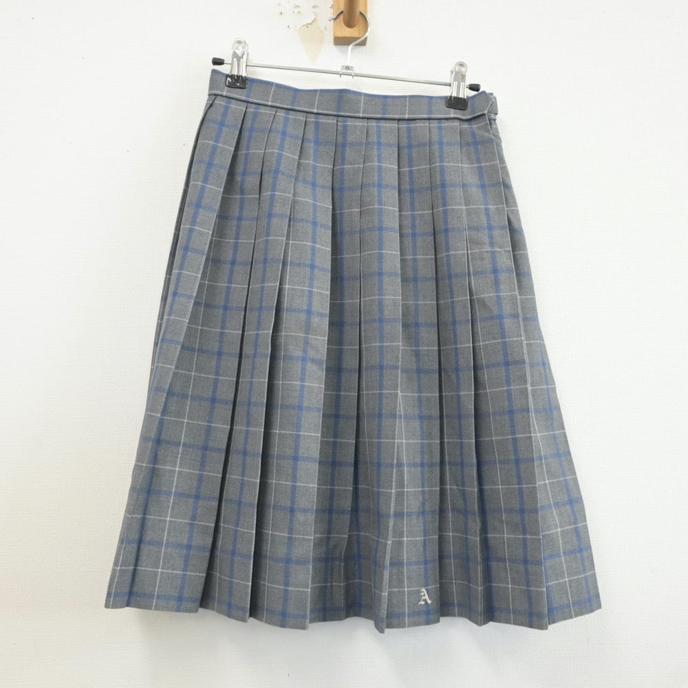 大阪高等学校　制服　女子　スカート 中古】大阪府 交野高等学校 女子制服 4点 (ブレザー・シャツ