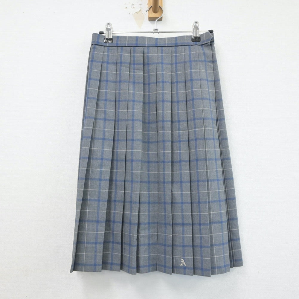 【中古】大阪府 芦間高等学校 女子制服 2点（ニット・スカート）sf021507