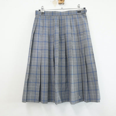 【中古】大阪府 芦間高等学校 女子制服 4点（ニットベスト・シャツ・スカート）sf021508