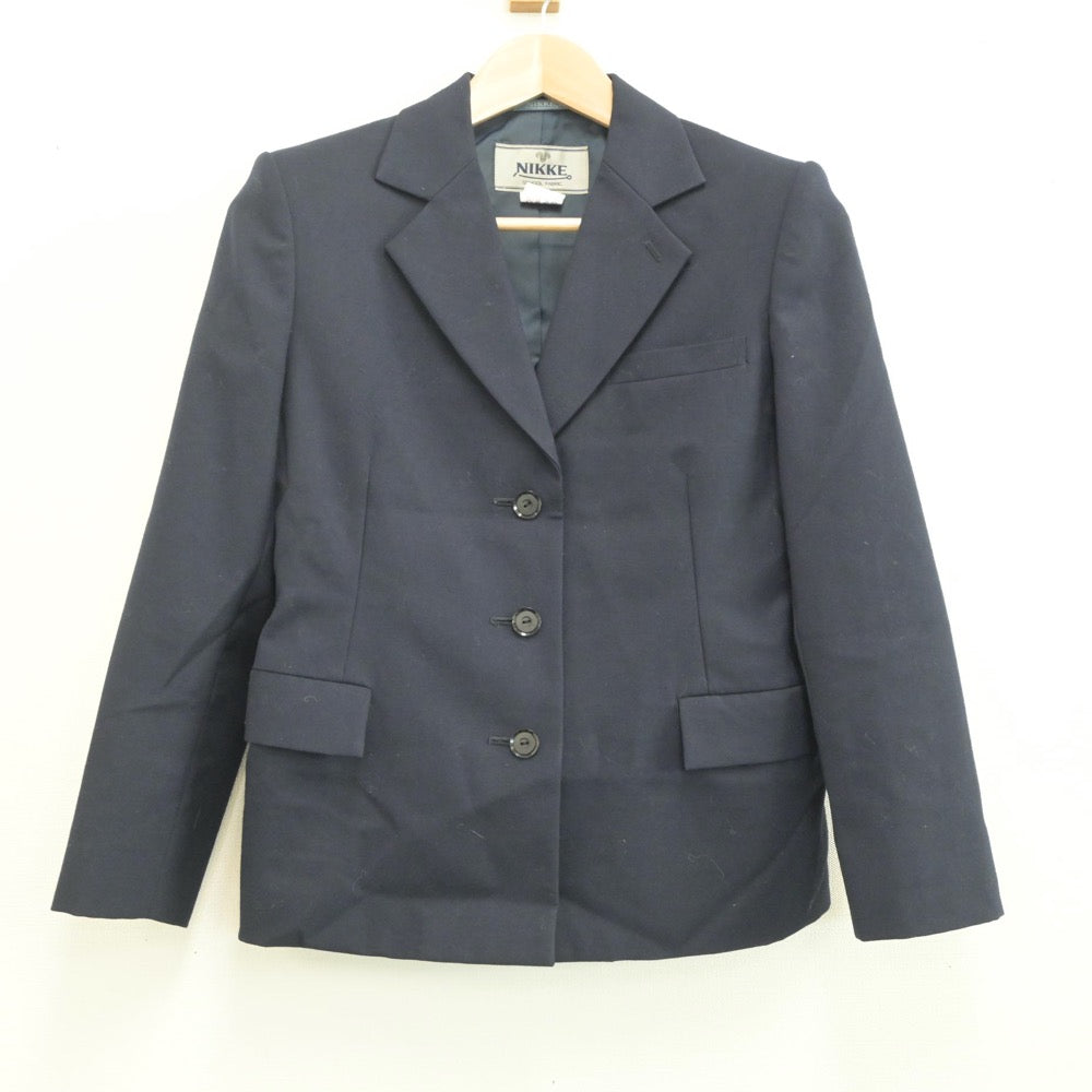 【中古】大阪府 牧野高等学校 女子制服 4点（ブレザー・スカート・スカート）sf021513