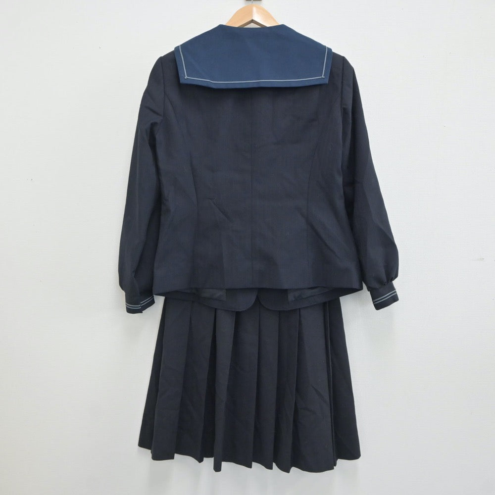 【中古】東京都 晴海総合高等学校 女子制服 3点（セーラー服・スカート）sf021526