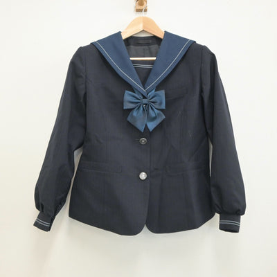 【中古】東京都 晴海総合高等学校 女子制服 3点（セーラー服・スカート）sf021526