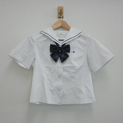 【中古】東京都 晴海総合高等学校 女子制服 3点（セーラー服・スカート）sf021527