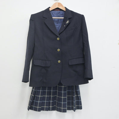 中古制服】愛媛県 聖カタリナ女子高等学校 女子制服 4点（ブレザー・ニット・スカート）sf021547【リサイクル学生服】 | 中古制服通販パレイド