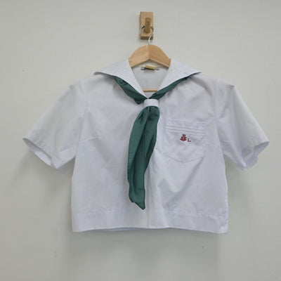 【中古】兵庫県 上郡高等学校 女子制服 3点（セーラー服・スカート）sf021549