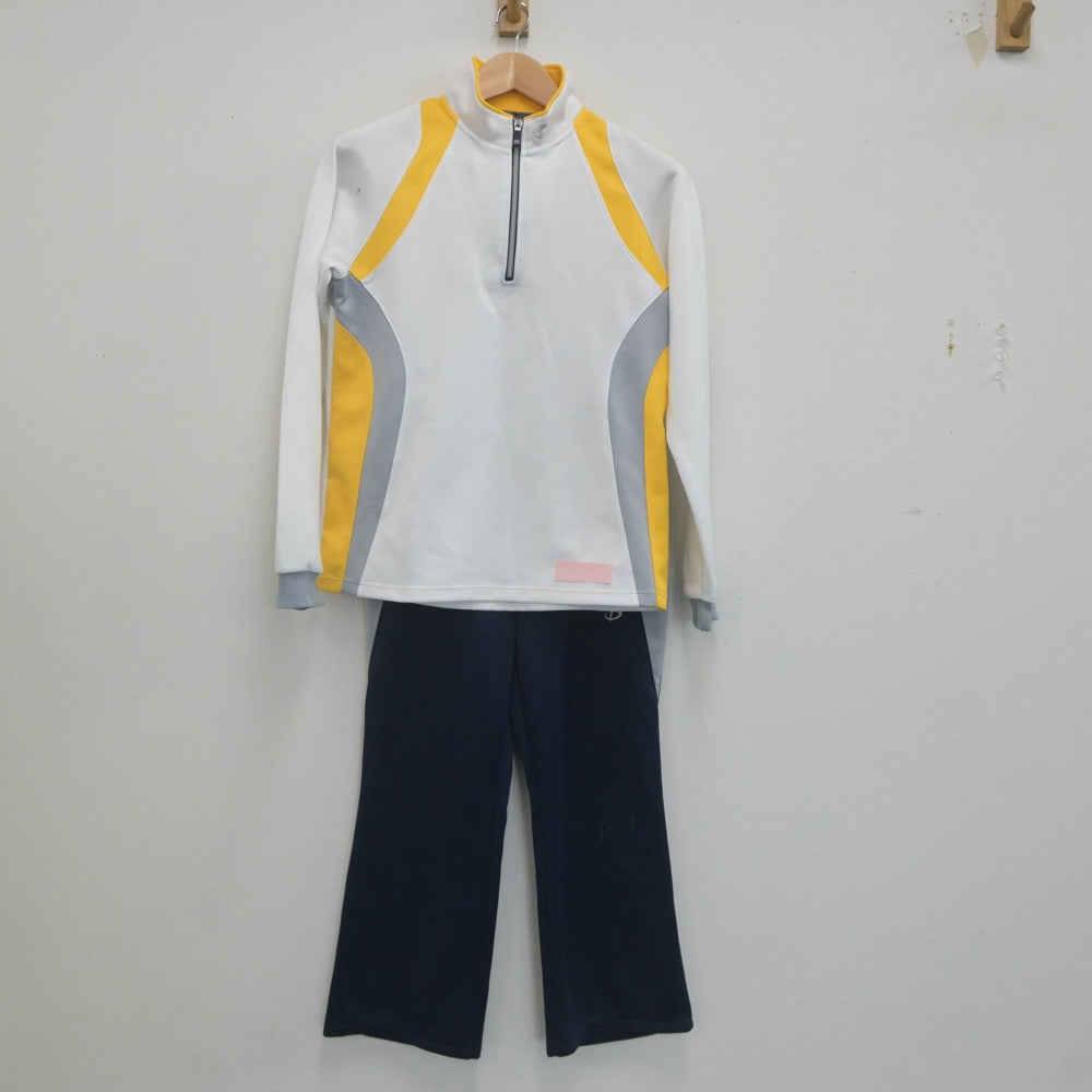 【中古】兵庫県 神戸常盤女子高等学校 女子制服 2点（ジャージ 上・ジャージ 下）sf021552