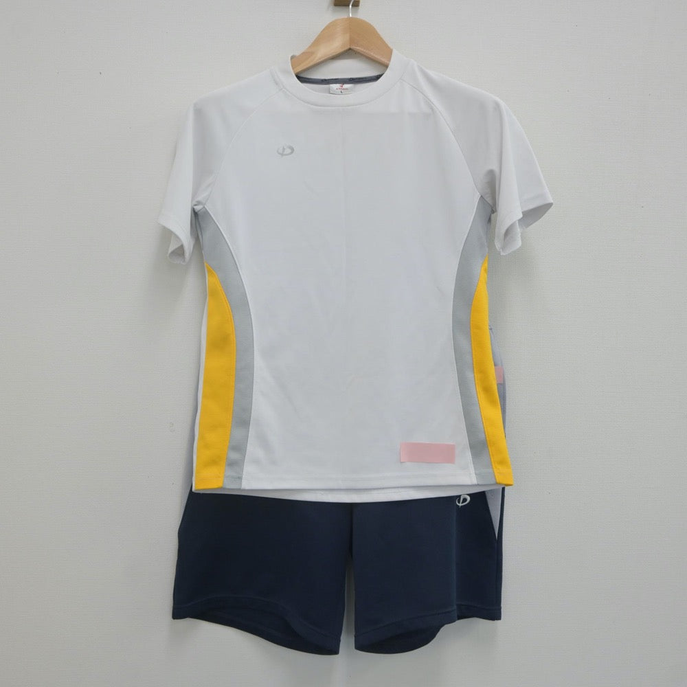 【中古】兵庫県 神戸常盤女子高等学校 女子制服 2点（体操服 上・体操服 下）sf021553