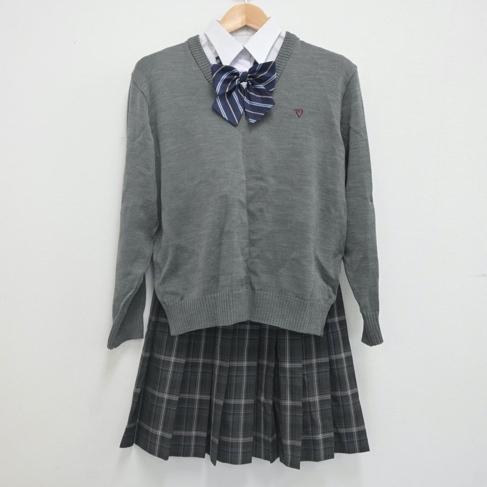 中古制服】東京都 都立第五商業高等学校 女子制服 5点（ブレザー・シャツ・ニット・スカート）sf021554【リサイクル学生服】 | 中古制服 通販パレイド