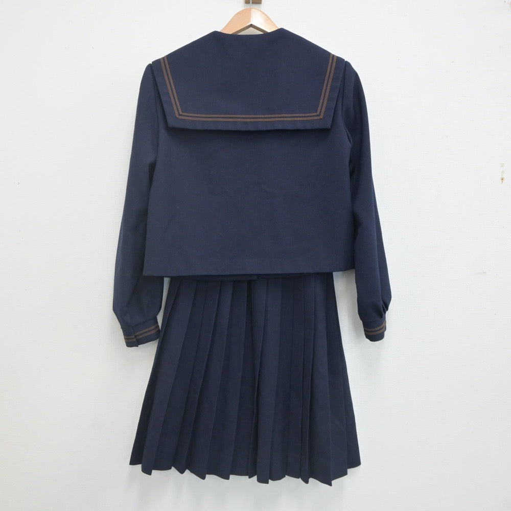 中古制服】富山県 新湊高等学校 女子制服 3点（セーラー服