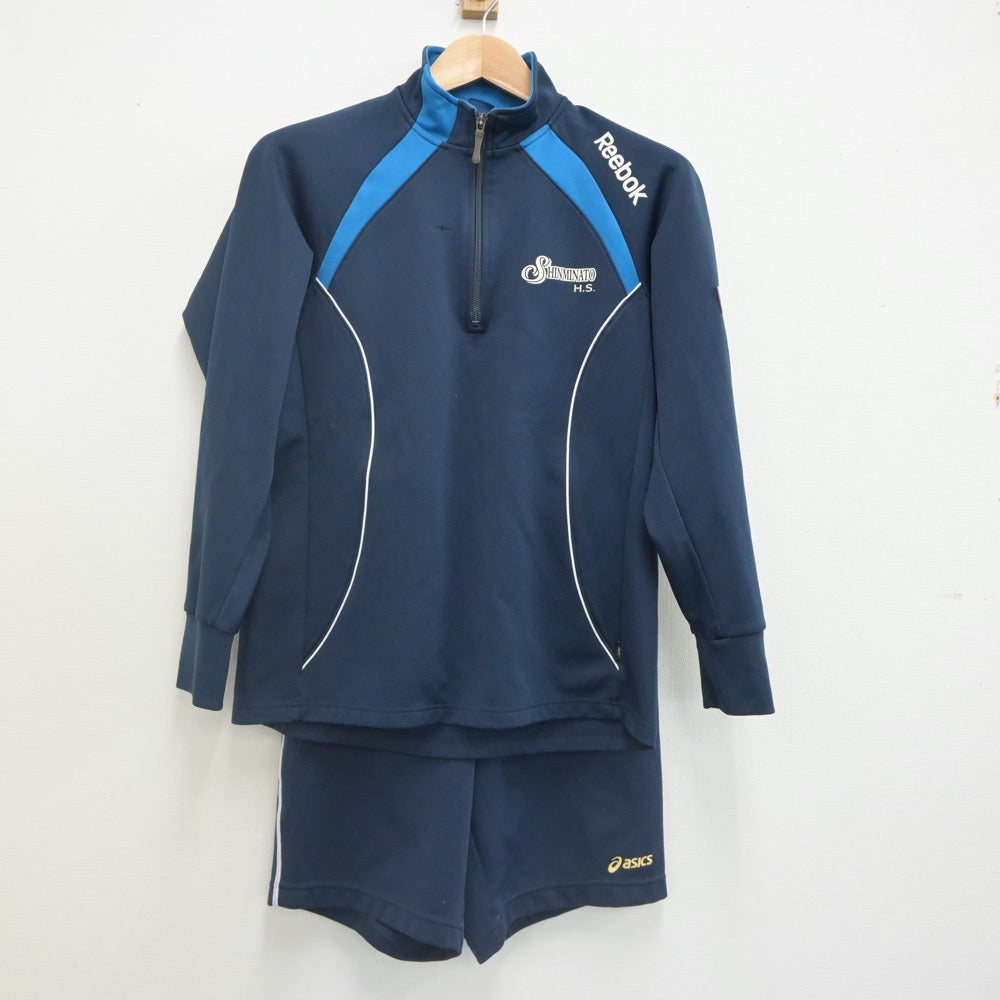 【中古】富山県 新湊高等学校 女子制服 3点（ジャージ 上・体操服 上・体操服 下）sf021566