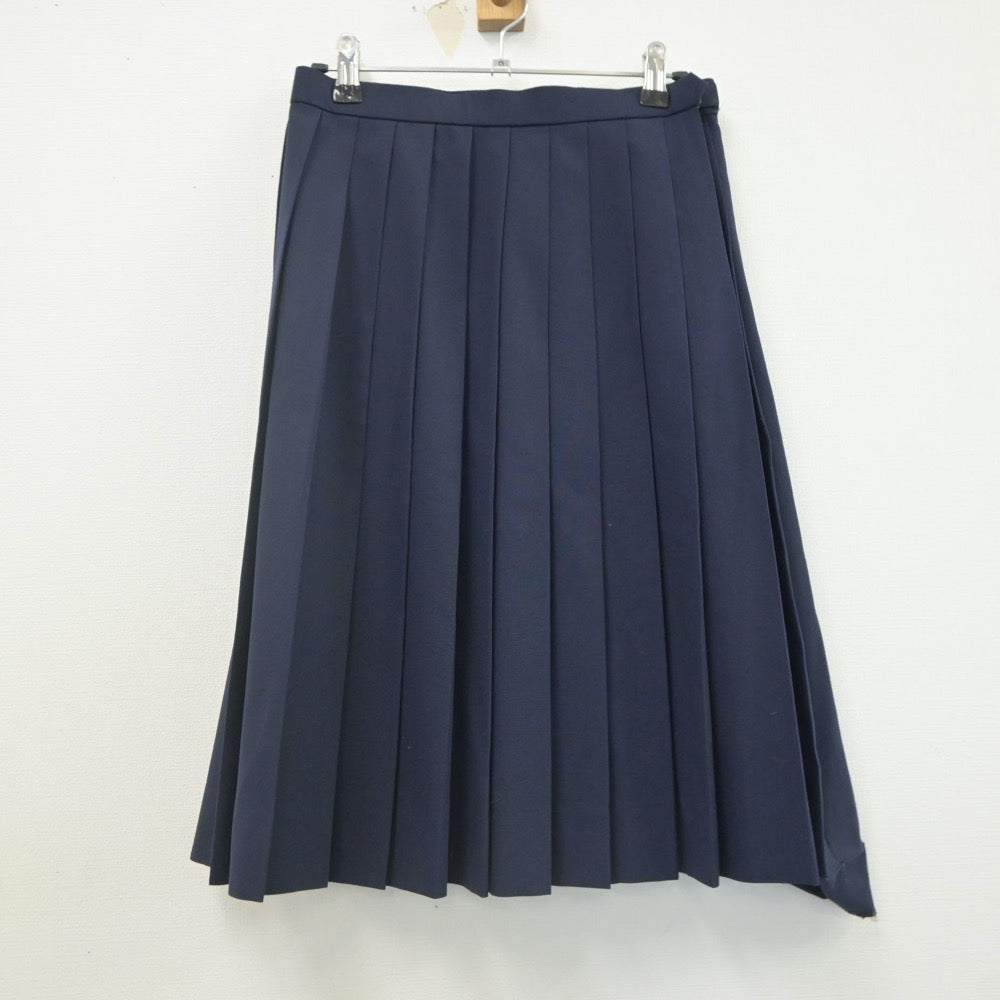 【中古】富山県 牧野中学校 女子制服 3点（セーラー服・セーラー服・スカート）sf021568