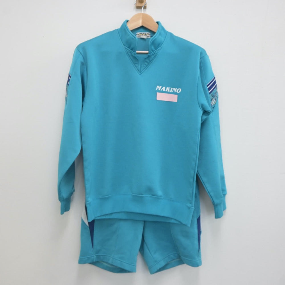 【中古】富山県 牧野中学校 女子制服 3点（ジャージ 上・体操服 上・体操服 下）sf021570