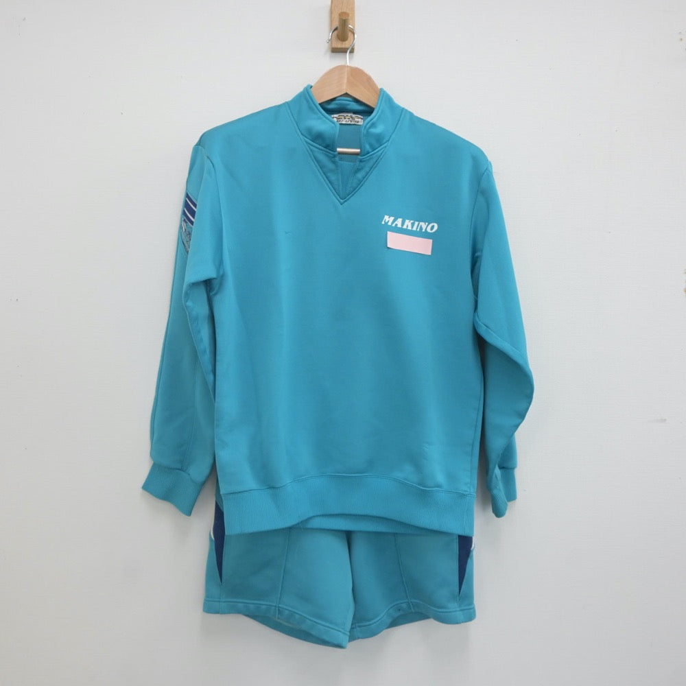 【中古】富山県 牧野中学校 女子制服 3点（ジャージ 上・体操服 上・体操服 下）sf021571