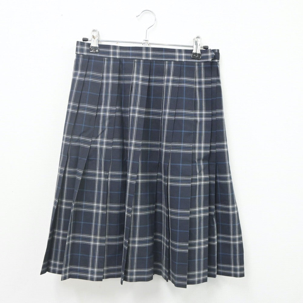 【中古】愛知県 聖カピタニオ女子高等学校 女子制服 4点（ニットベスト・シャツ・スカート）sf021595