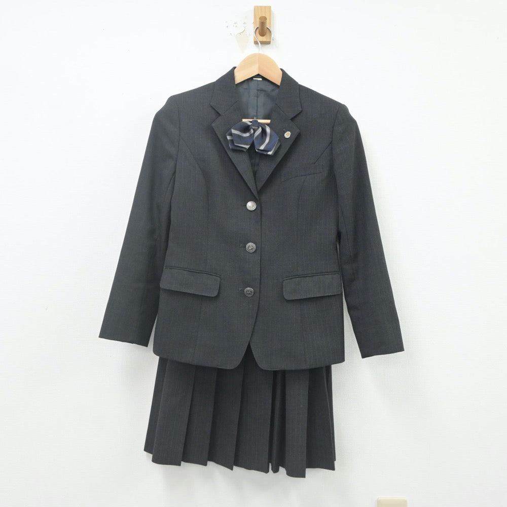 【中古】兵庫県 神戸高塚高等学校 女子制服 4点（ブレザー・スカート）sf021597