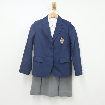 【中古】東京都 香蘭女学校中等科・高等科 女子制服 5点（ブレザー・ニット・シャツ・スカート）sf021598