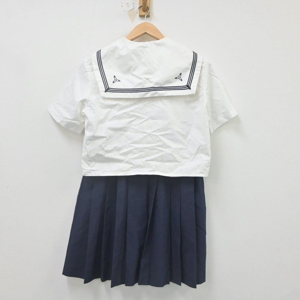 【中古】東京都 小松川高等学校 女子制服 2点（セーラー服・スカート）sf021600