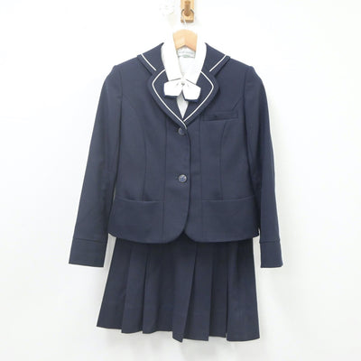 【中古】兵庫県 親和中学校 女子制服 5点（ブレザー・シャツ・スカート）sf021605