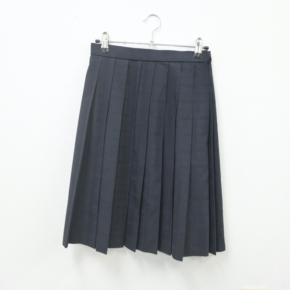 【中古】兵庫県 親和中学校 女子制服 4点（ニット・シャツ・スカート）sf021608