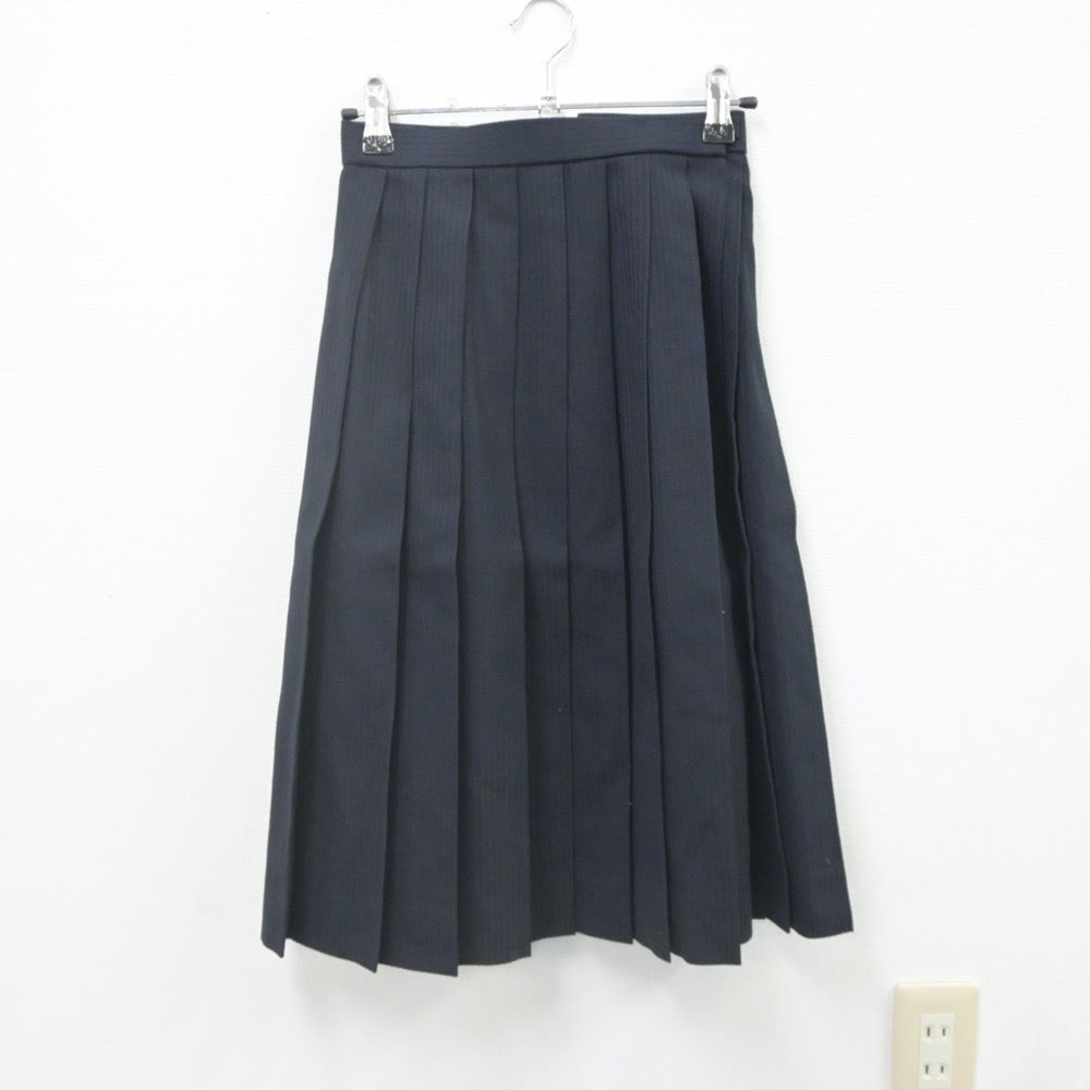 【中古】静岡県 沼津商業高等学校 女子制服 5点（ブレザー・ベスト・スカート）sf021610