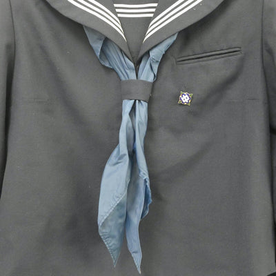 【中古】岩手県 仙北中学校 女子制服 3点（セーラー服・スカート）sf021617