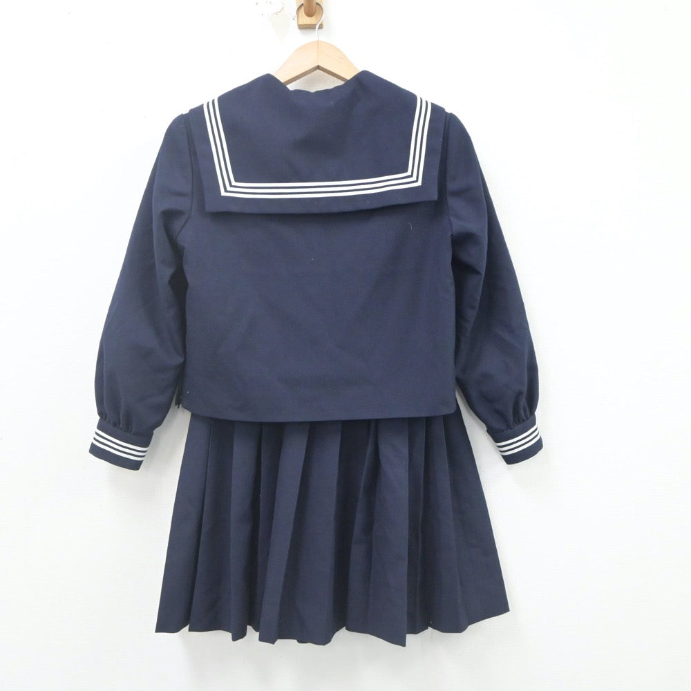 【中古】岩手県 仙北中学校 女子制服 3点（セーラー服・スカート）sf021617