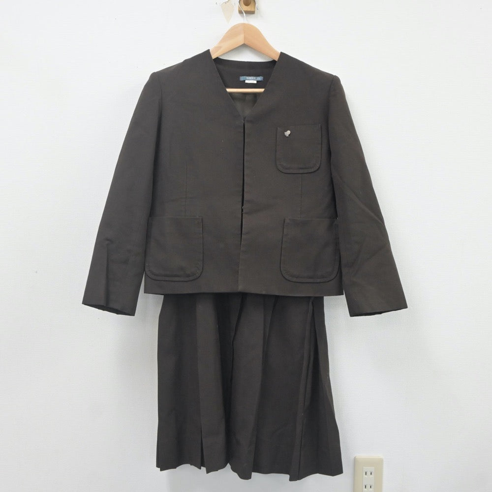 【中古】三重県 四日市商業高等学校 女子制服 2点（ブレザー・ジャンパースカート）sf021636