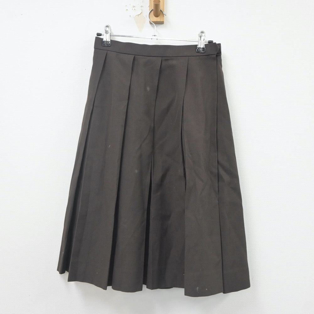 【中古】三重県 四日市商業高等学校 女子制服 2点（シャツ・スカート）sf021637