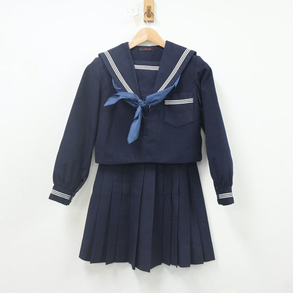 【中古制服】大阪府 大阪府立佐野高校 女子制服 3点（セーラー服・スカート）sf021638【リサイクル学生服】 | 中古制服通販パレイド