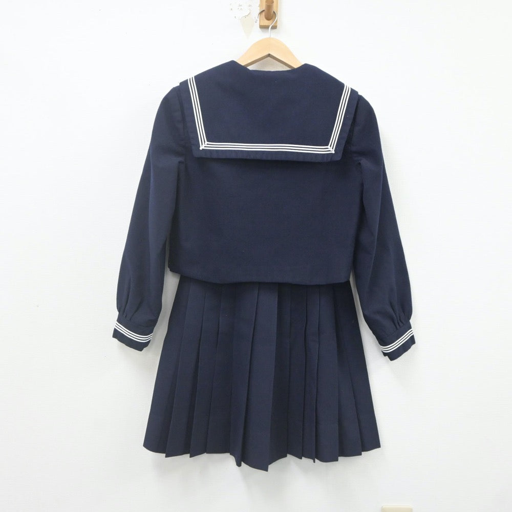 【中古】大阪府 大阪府立佐野高校 女子制服 3点（セーラー服・スカート）sf021638