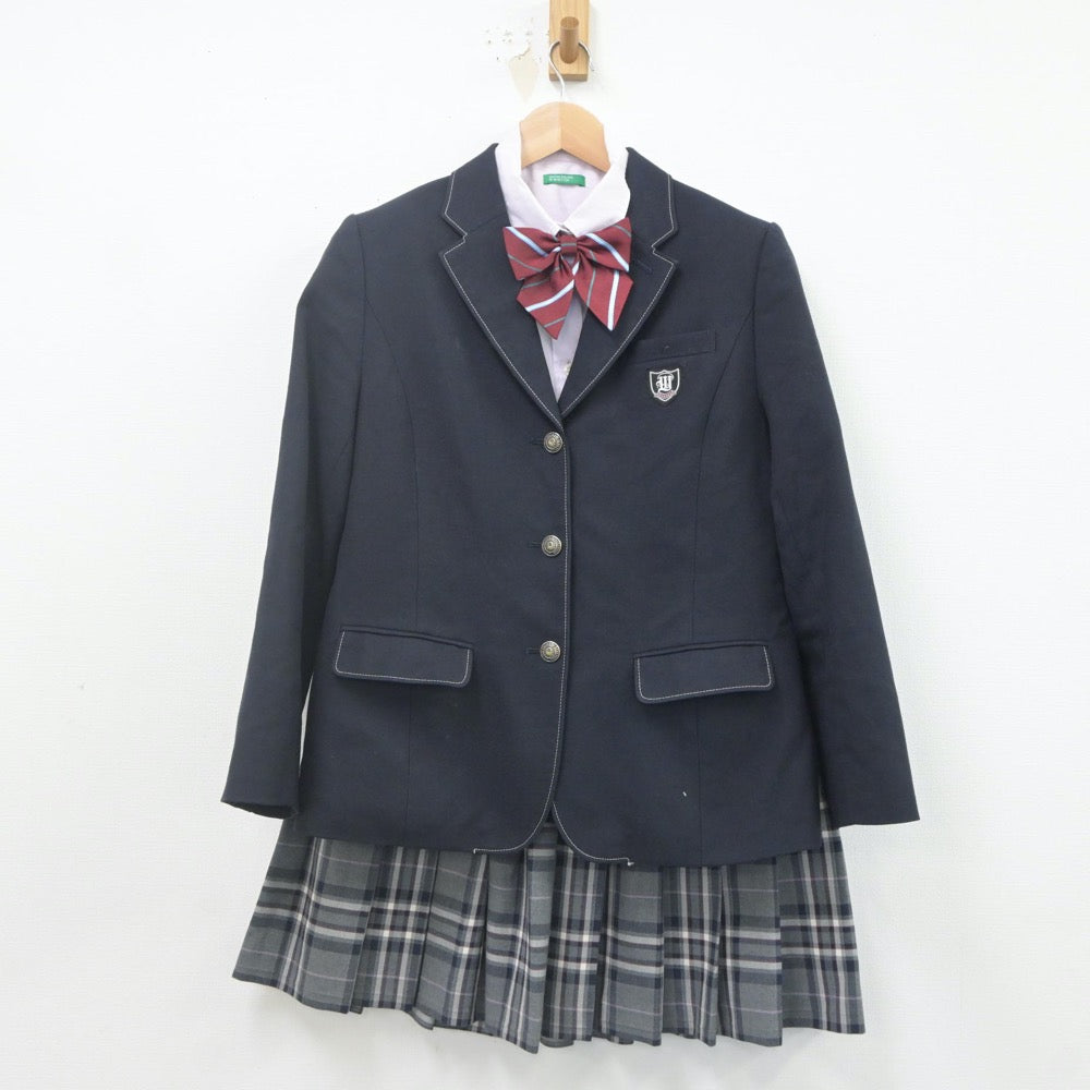 A616/T(中古)栃木県 栃木工業高校 女子制服6点 /L/W69/校章付 A616/T(中古)栃木県 栃木工業高校 女子制服6点 /L/W69/校章付