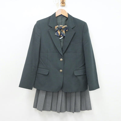 【中古】神奈川県 芹が谷中学校 女子制服 3点（ブレザー・スカート）sf021654