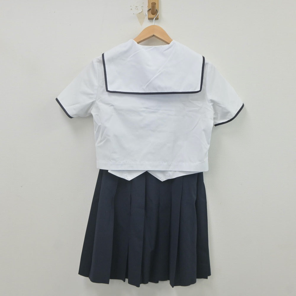 【中古】福島県 平商業高等学校 女子制服 4点（セーラー服・シャツ・スカート）sf021657