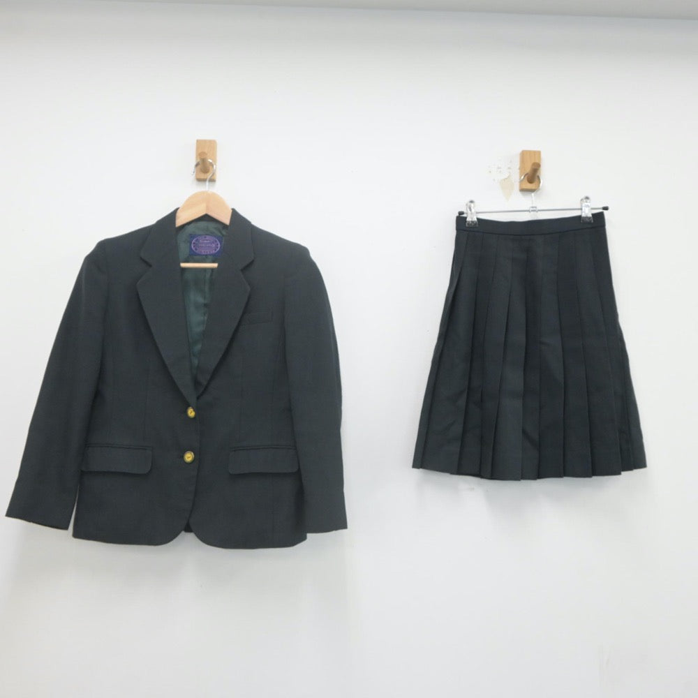 【中古】茨城県 藤代高等学校 女子制服 2点（ブレザー・スカート）sf021681