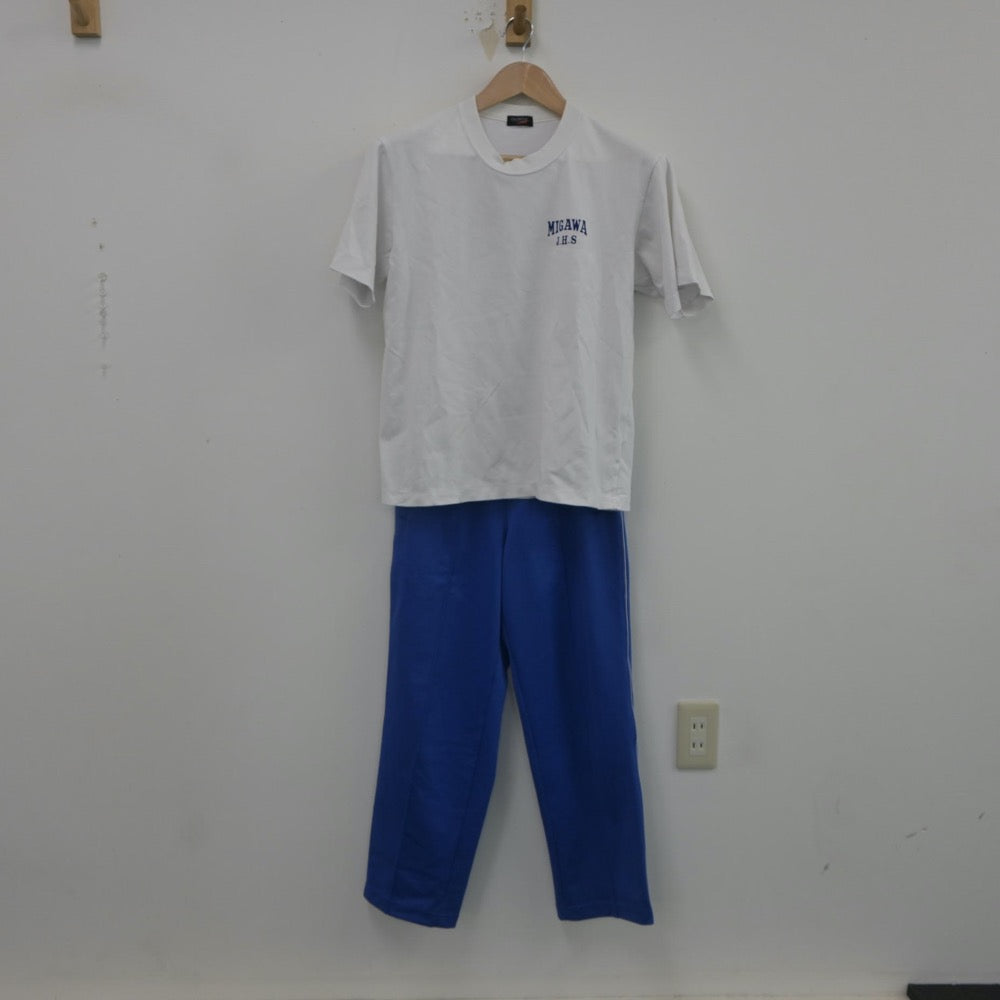 【中古】茨城県 見川中学校 女子制服 3点（ジャージ 上・体操服 上・ジャージ 下）sf021691