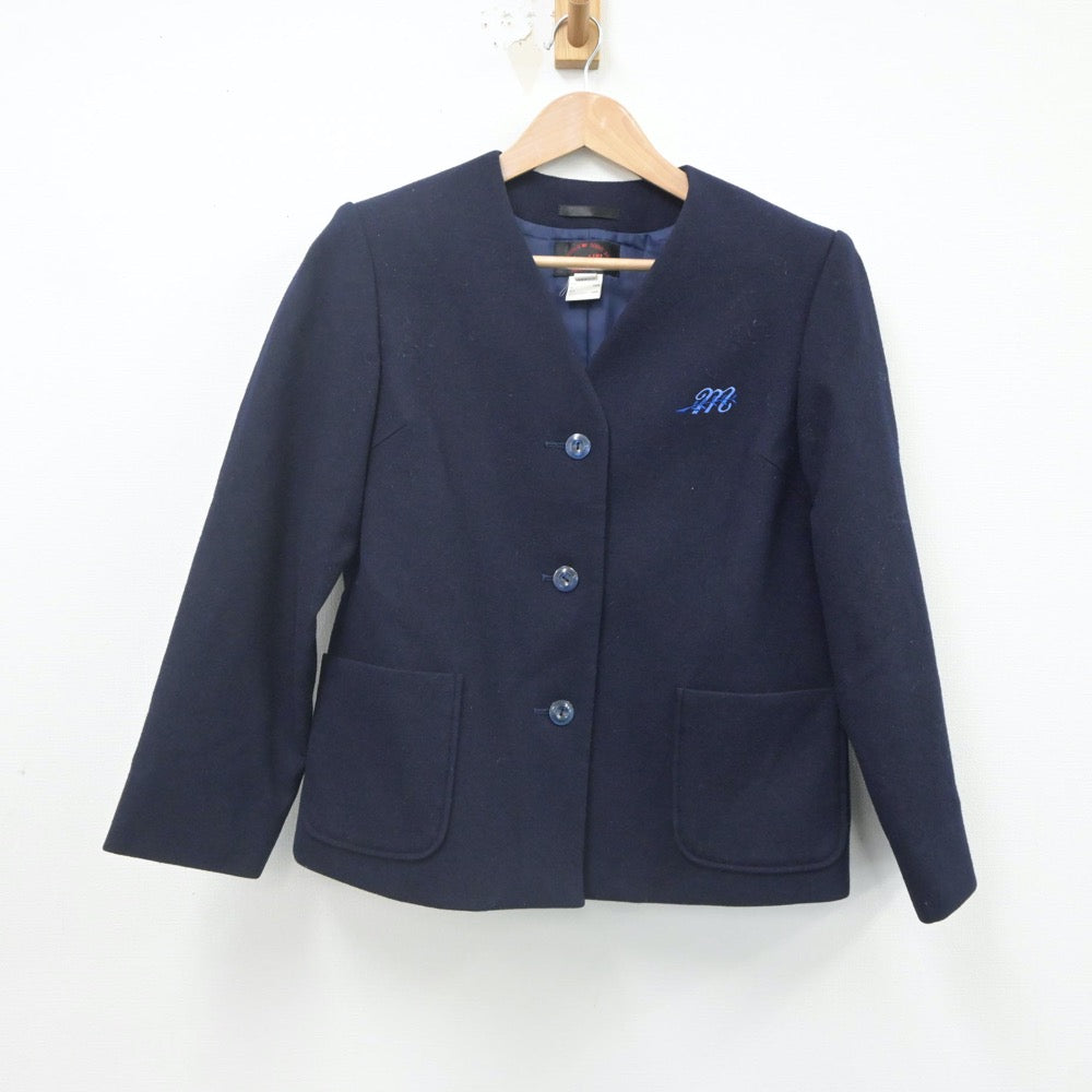 【中古】広島県 広島皆実高等学校 女子制服 1点（コート）sf021696