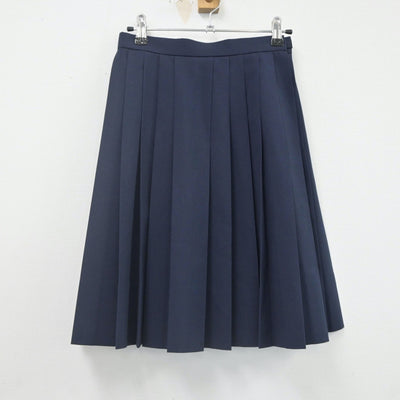 【中古】神奈川県 片瀬中学校 女子制服 3点（シャツ・ベスト・スカート）sf021720