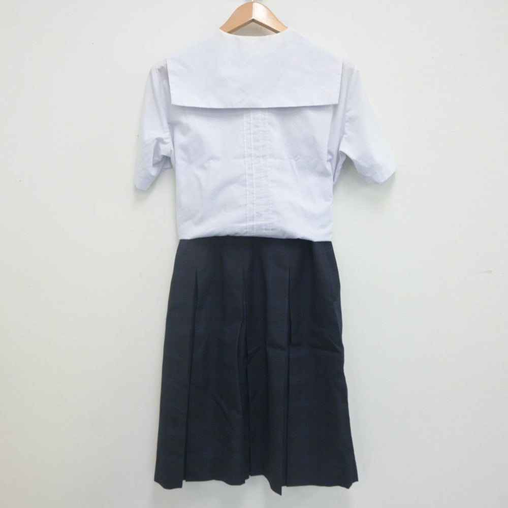 【中古】神奈川県 東海大学付属相模高等学校 女子制服 4点（シャツ・シャツ・ニットベスト・スカート）sf021736