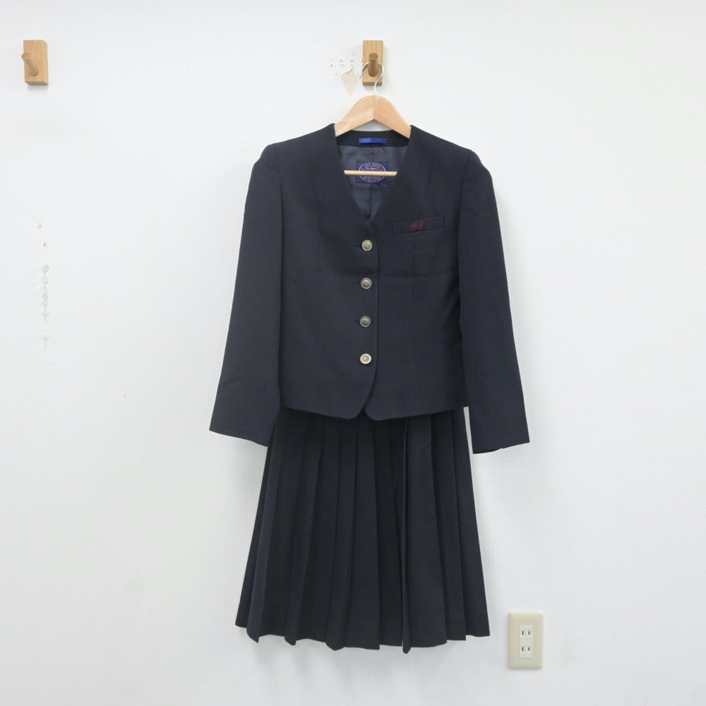 【中古】兵庫県 姫路工業高等学校 女子制服 3点（ブレザー・スカート）sf021745