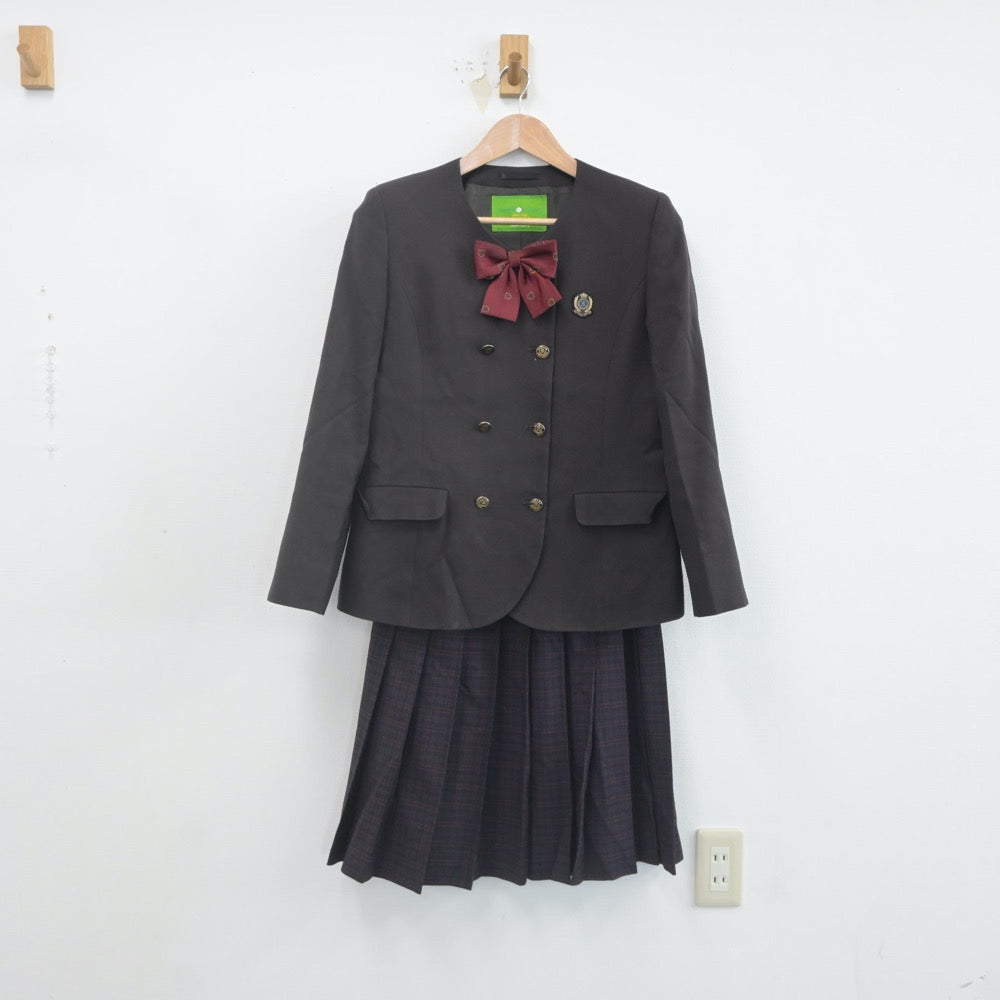 【中古】兵庫県 香寺高等学校 女子制服 3点（ブレザー・スカート）sf021747