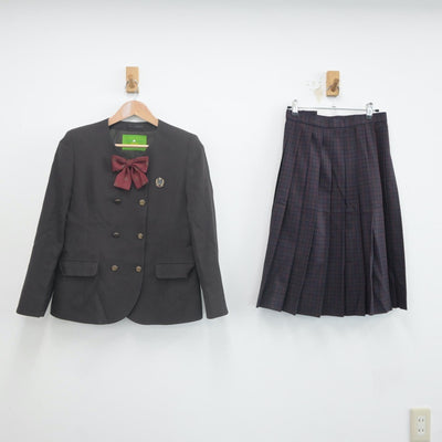 【中古】兵庫県 香寺高等学校 女子制服 3点（ブレザー・スカート）sf021747