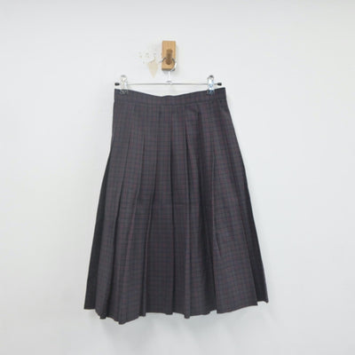 【中古】兵庫県 香寺高等学校 女子制服 2点（ニットベスト・スカート）sf021748