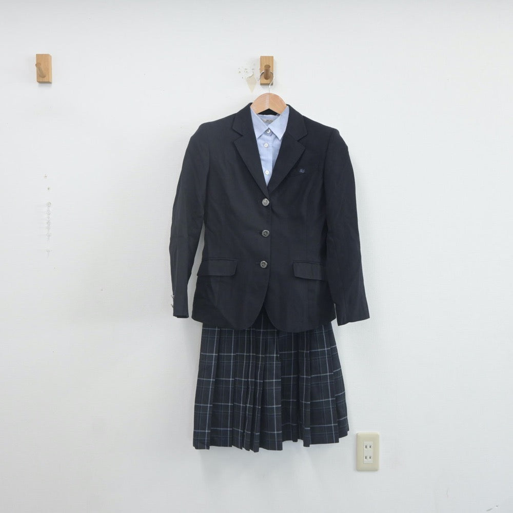 【中古】千葉県 東海大学付属浦安高等学校 女子制服 5点（ブレザー・シャツ・スカート）sf021750