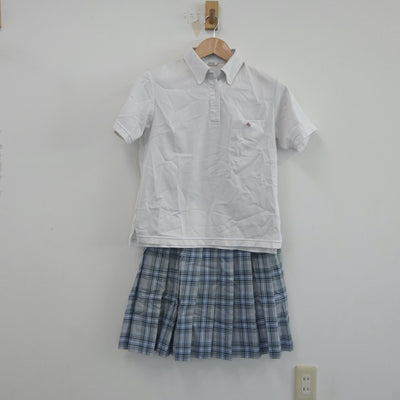 【中古】千葉県 東海大学付属浦安高等学校 女子制服 4点（シャツ・シャツ・スカート）sf021751