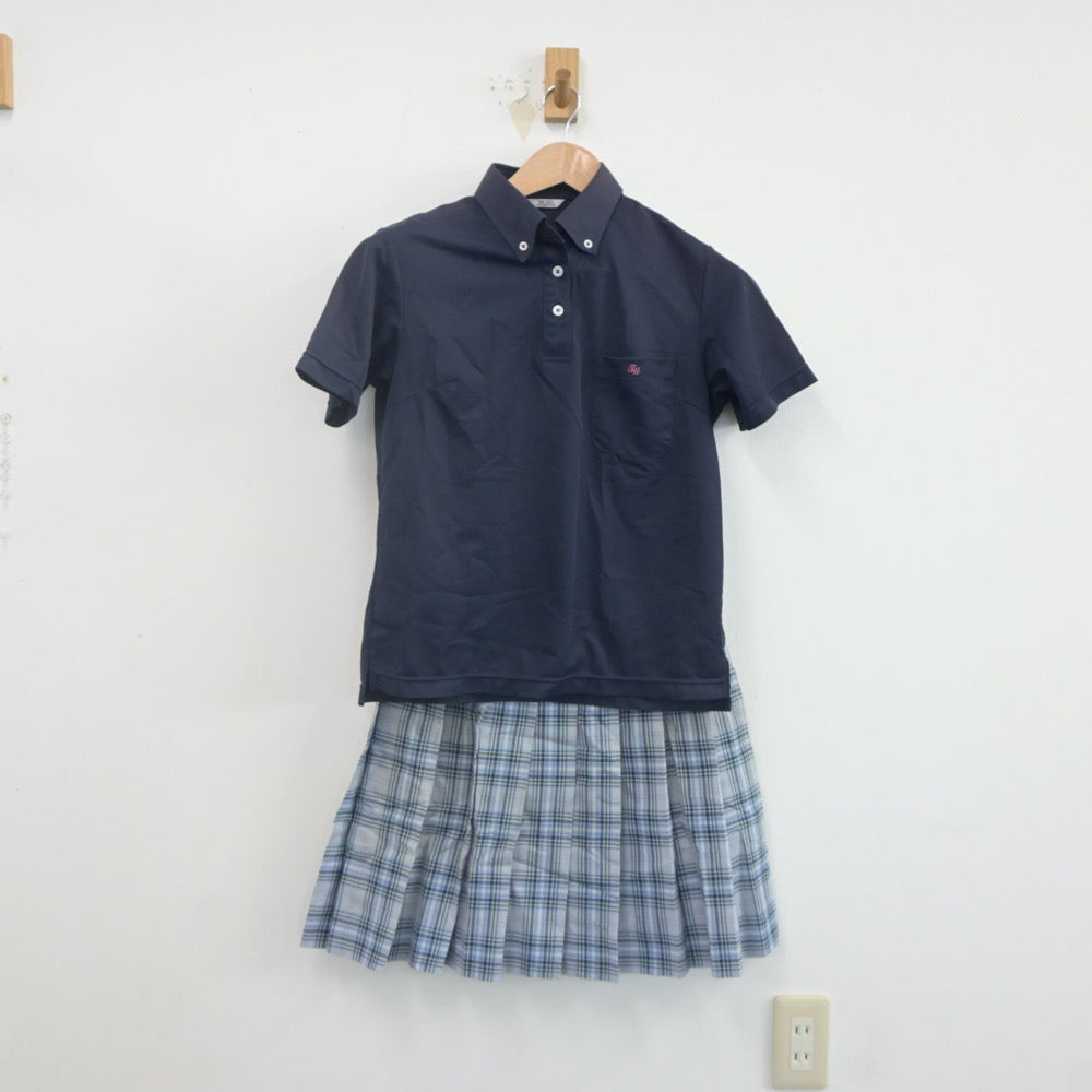 【中古】千葉県 東海大学付属浦安高等学校 女子制服 4点（シャツ・シャツ・スカート）sf021751