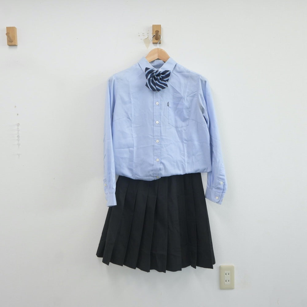 【中古】兵庫県 高砂南高等学校 女子制服 5点（ブレザー・ニット・シャツ・スカート）sf021772