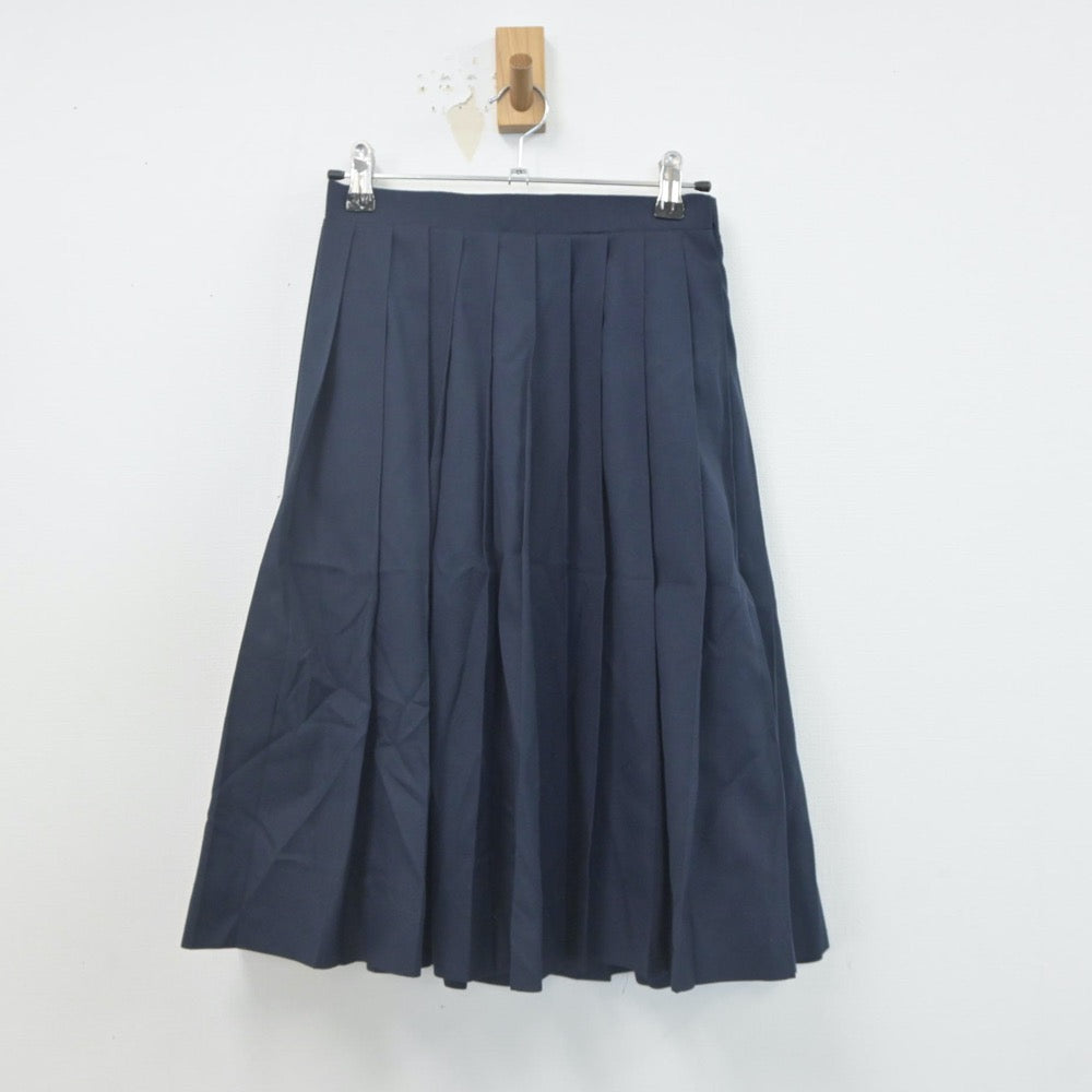 【中古】埼玉県 さいたま市立本太中学校 女子制服 2点（ベスト・スカート）sf021783