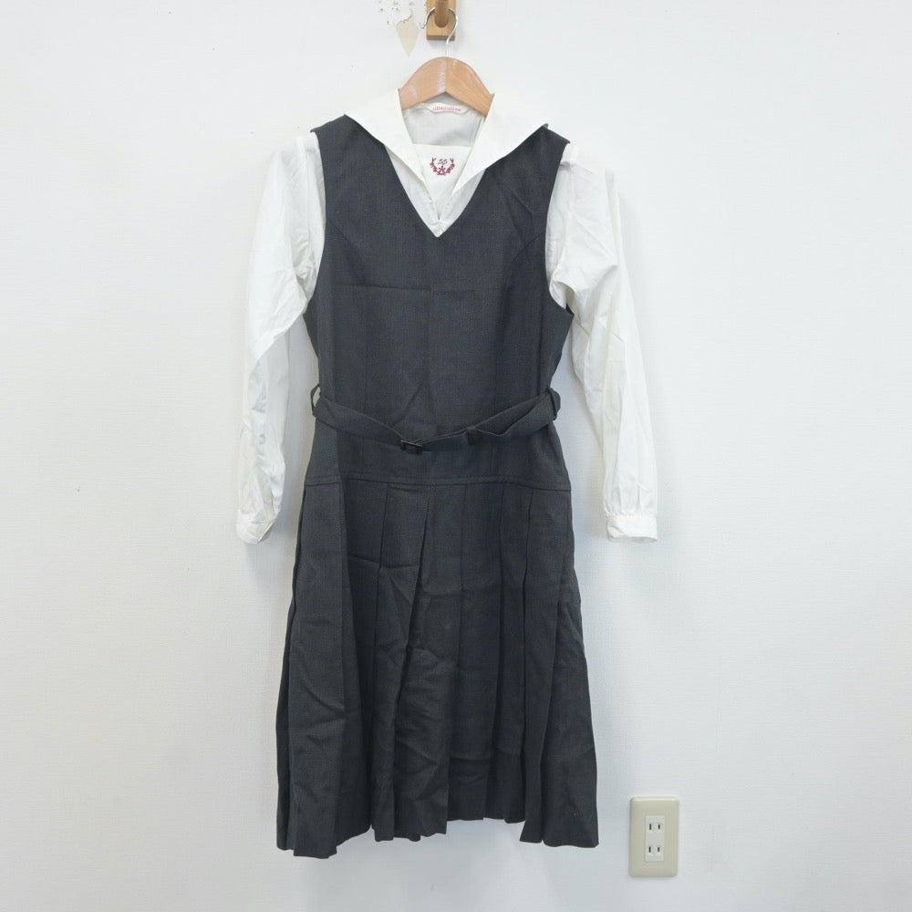 中古制服】奈良県 榛生昇陽高等学校 女子制服 3点（ブレザー・ジャンパースカート・シャツ）sf021796【リサイクル学生服】 | 中古制服通販パレイド