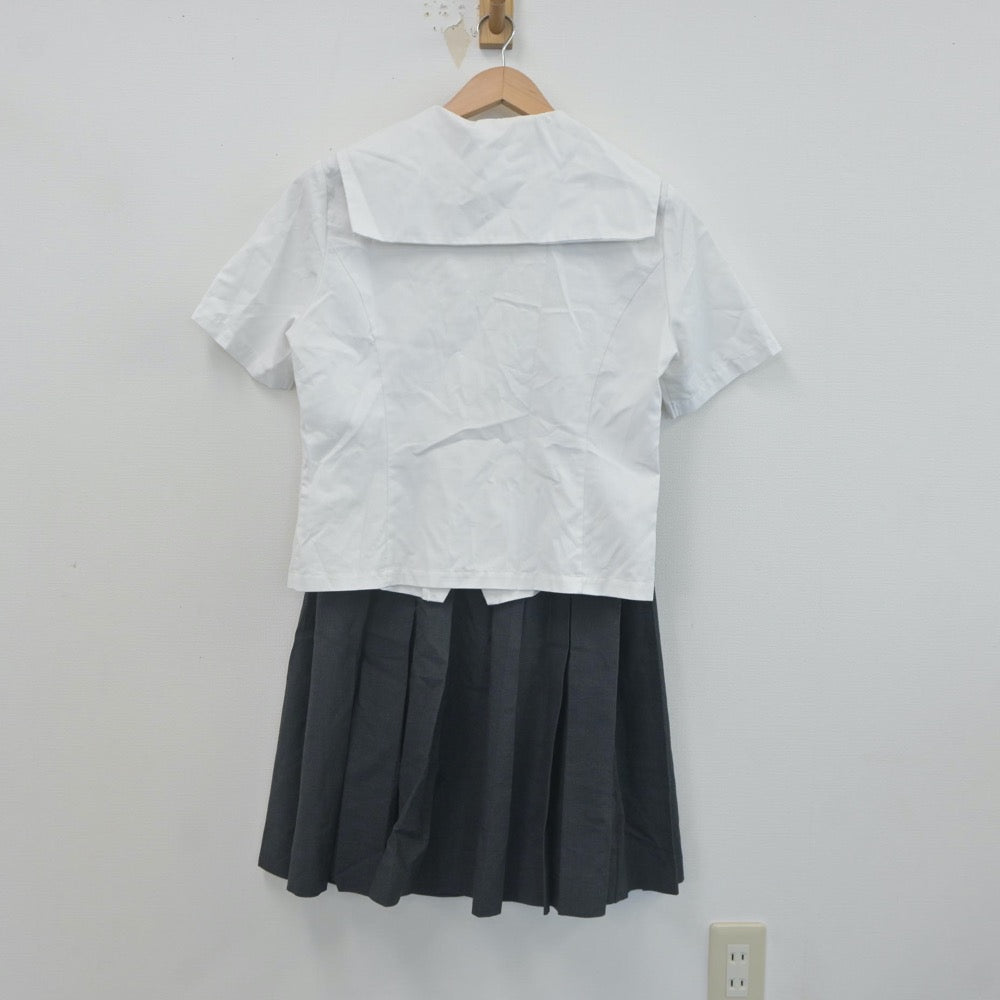 【中古】奈良県 榛生昇陽高等学校 女子制服 3点（セーラー服・スカート）sf021798