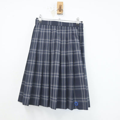 【中古】千葉県 二松學舍大学附属柏高等学校 女子制服 3点（ニットベスト・スカート）sf021802